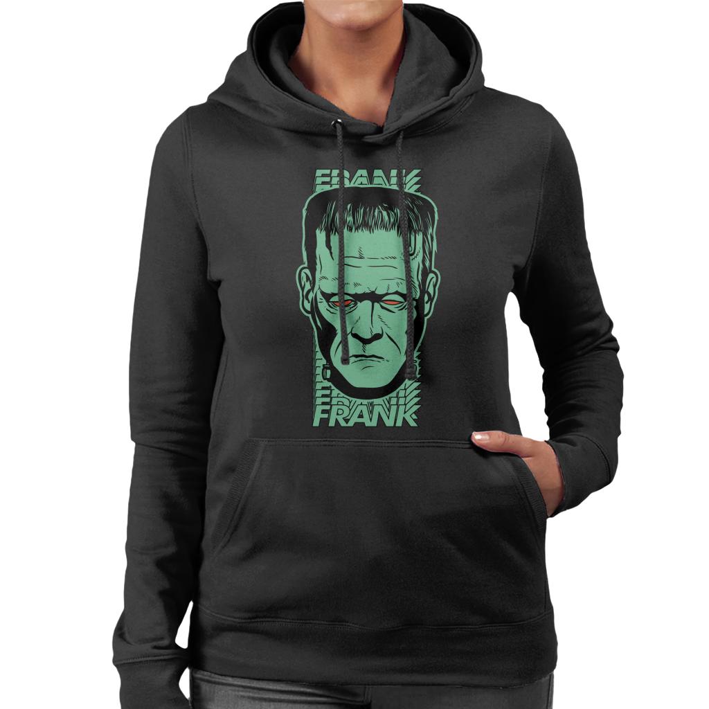 Frankenstein Frank Red Eyes Women's Hooded Sweatshirt product image 1