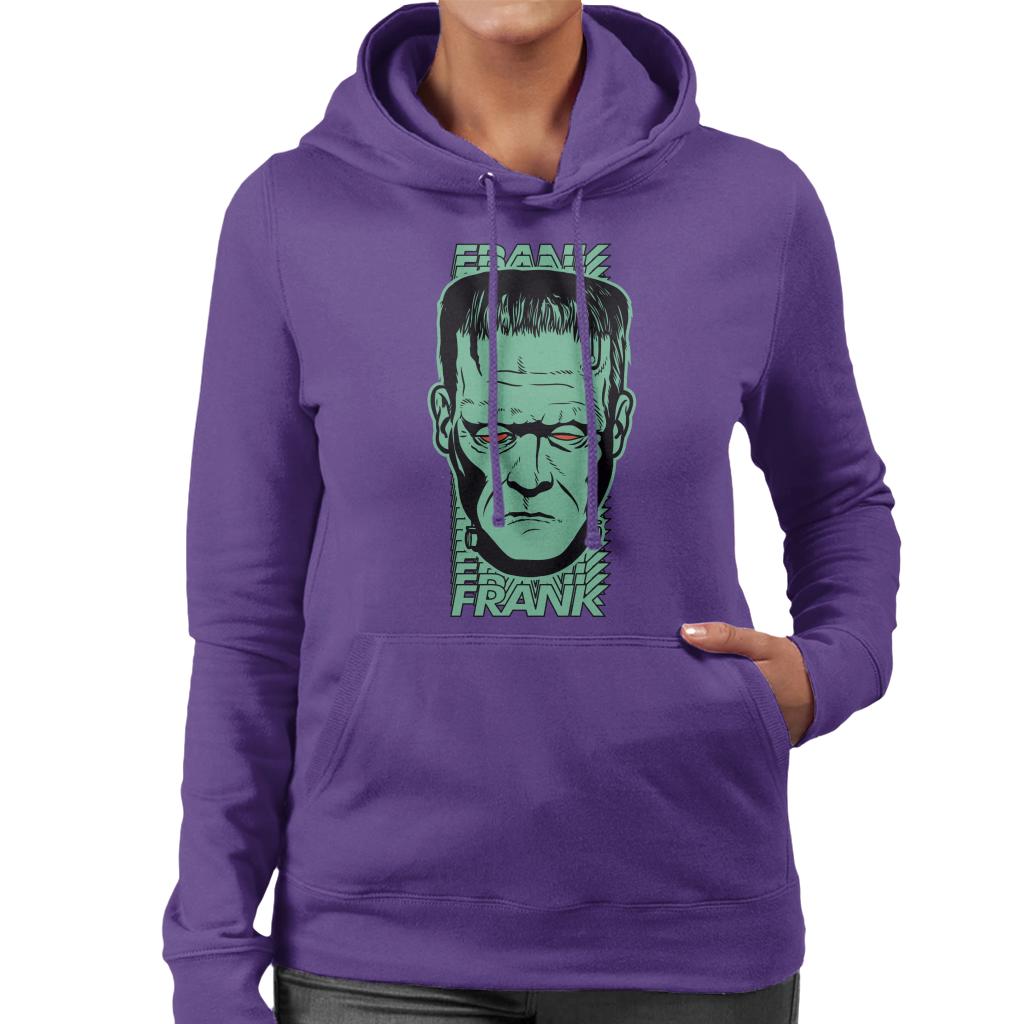 Frankenstein Frank Red Eyes Women's Hooded Sweatshirt product image 6