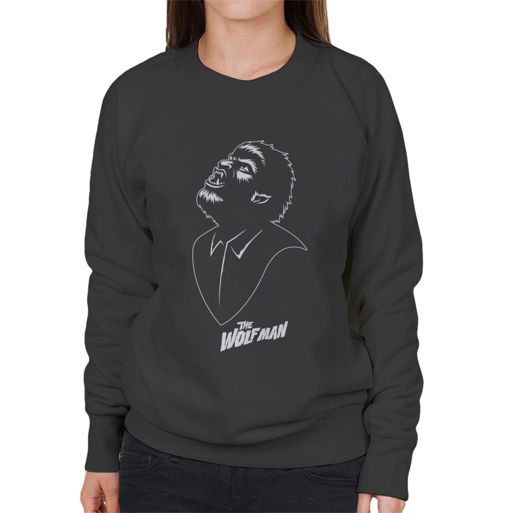 The Wolf Man Looking Up Women's Sweatshirt product image 4