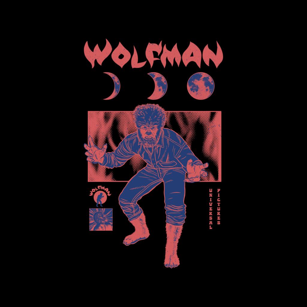 The Wolf Man Stages Of Moon Men's Sweatshirt product image 2