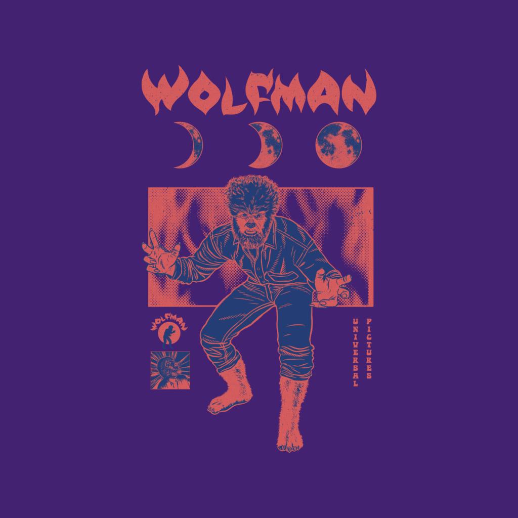 The Wolf Man Stages Of Moon Women's Hooded Sweatshirt product image 7