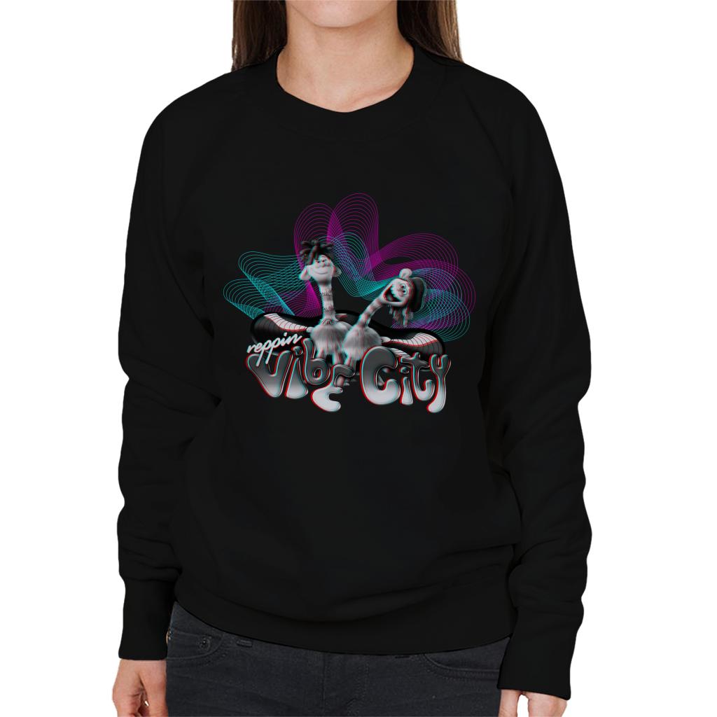 Trolls Reppin Vibe City Women's Sweatshirt product image 1