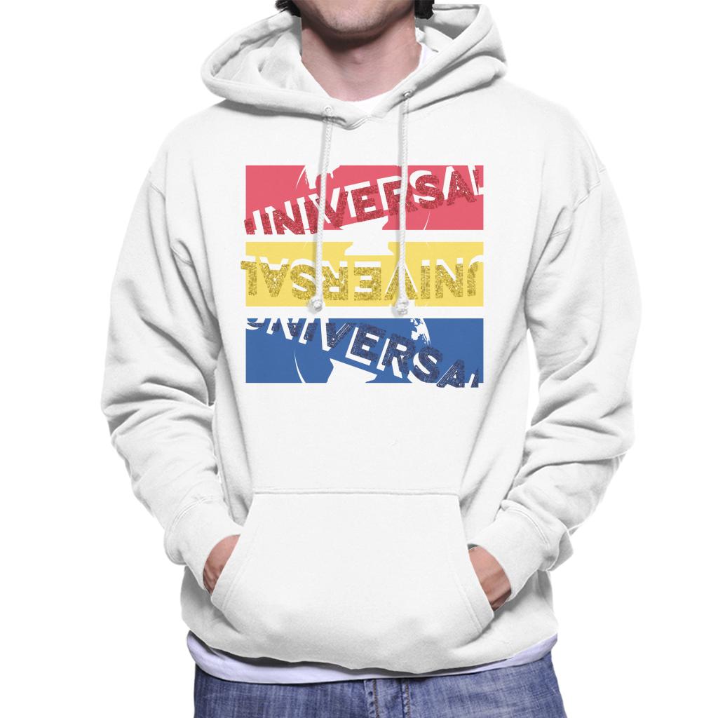 Universal Pictures Red Yellow Blue Logo Men's Hooded product image 4