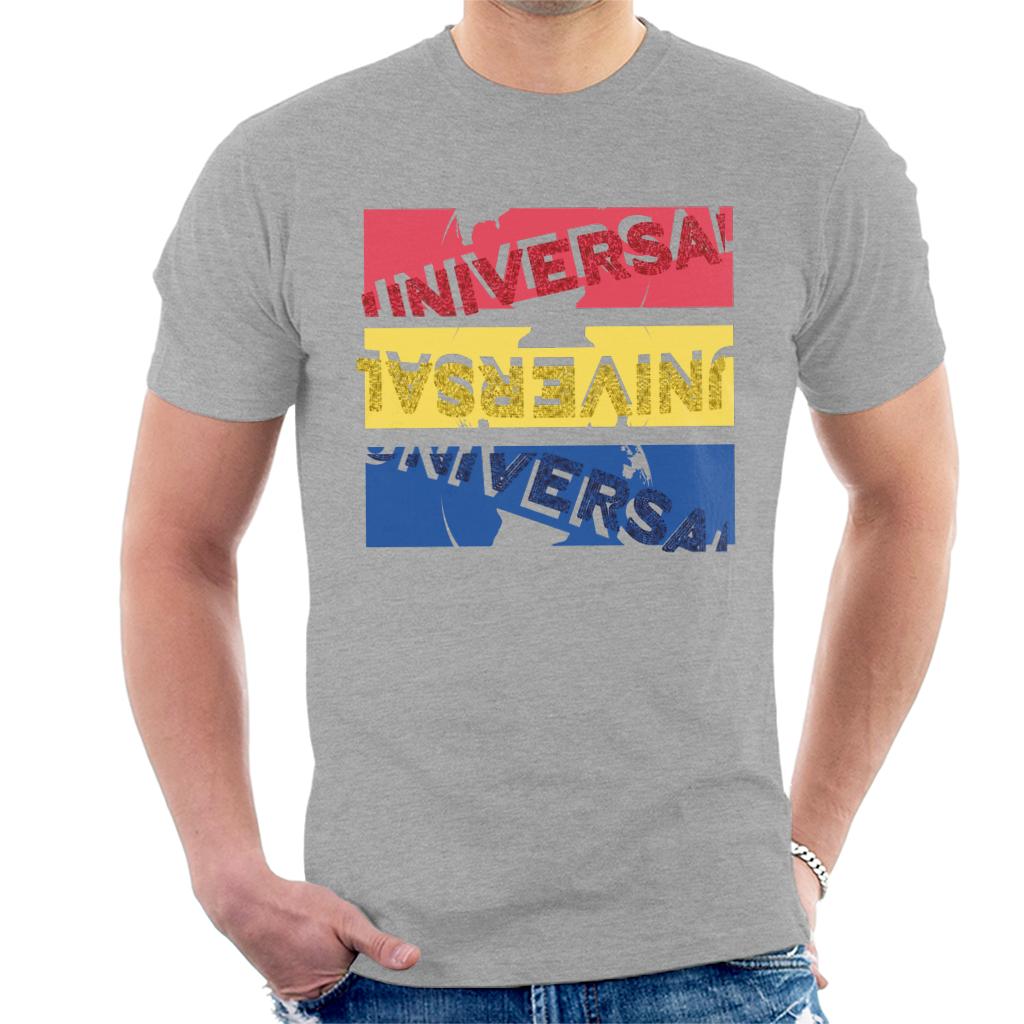 Universal Pictures Red Yellow Blue Logo Men's T-Shirt product image 1