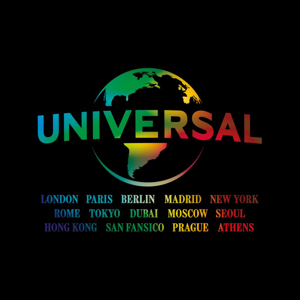 Universal Pictures Rainbow Logo Locations Men's Sweatshirt product image 2