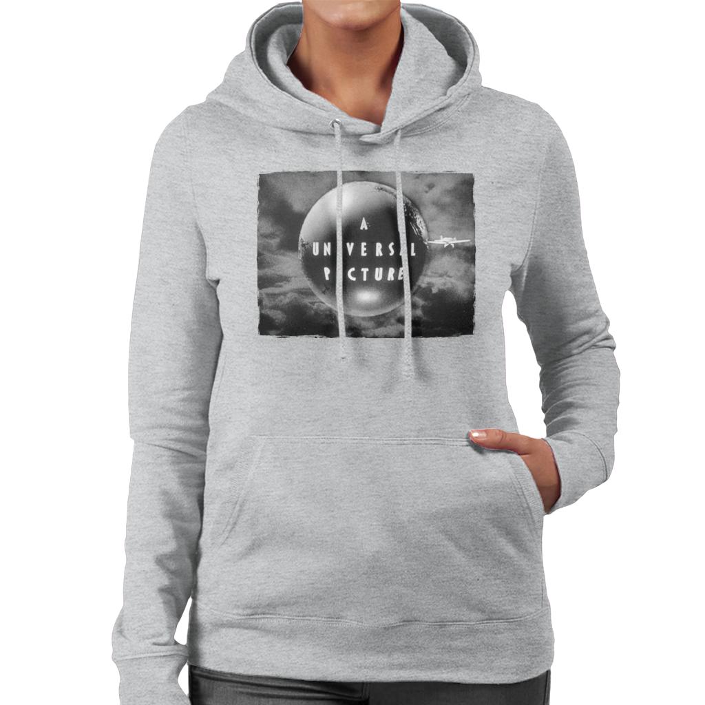 Universal Pictures 1927 Black And White Logo Women's Hooded product image 4