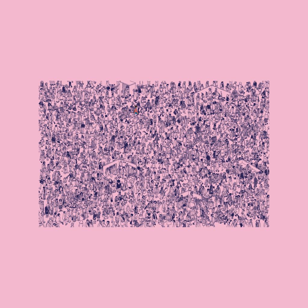 Where's Wally Hiding In A Crowd Women's Sweatshirt product image 7