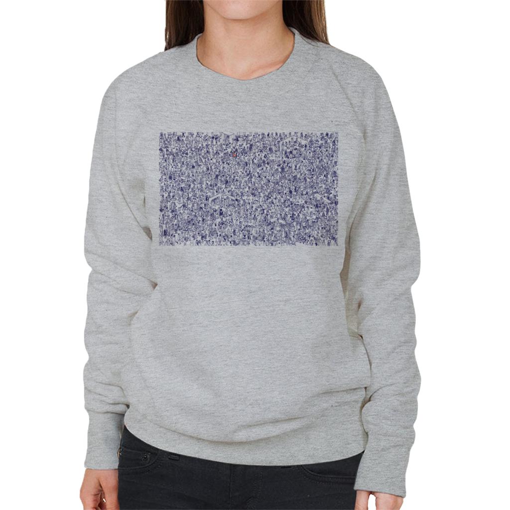 Where's Wally Hiding In A Crowd Women's Sweatshirt product image 1