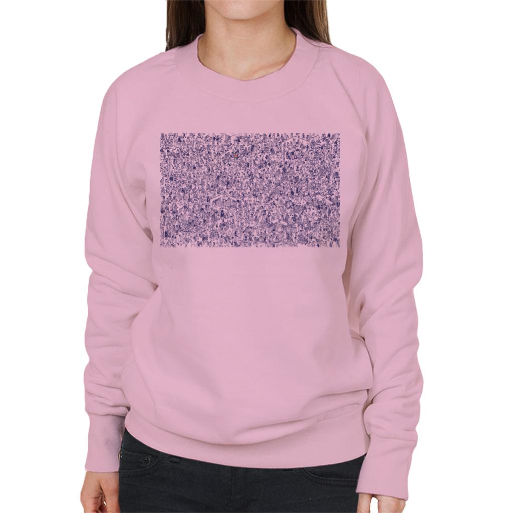 Where's Wally Hiding In A Crowd Women's Sweatshirt product image 6