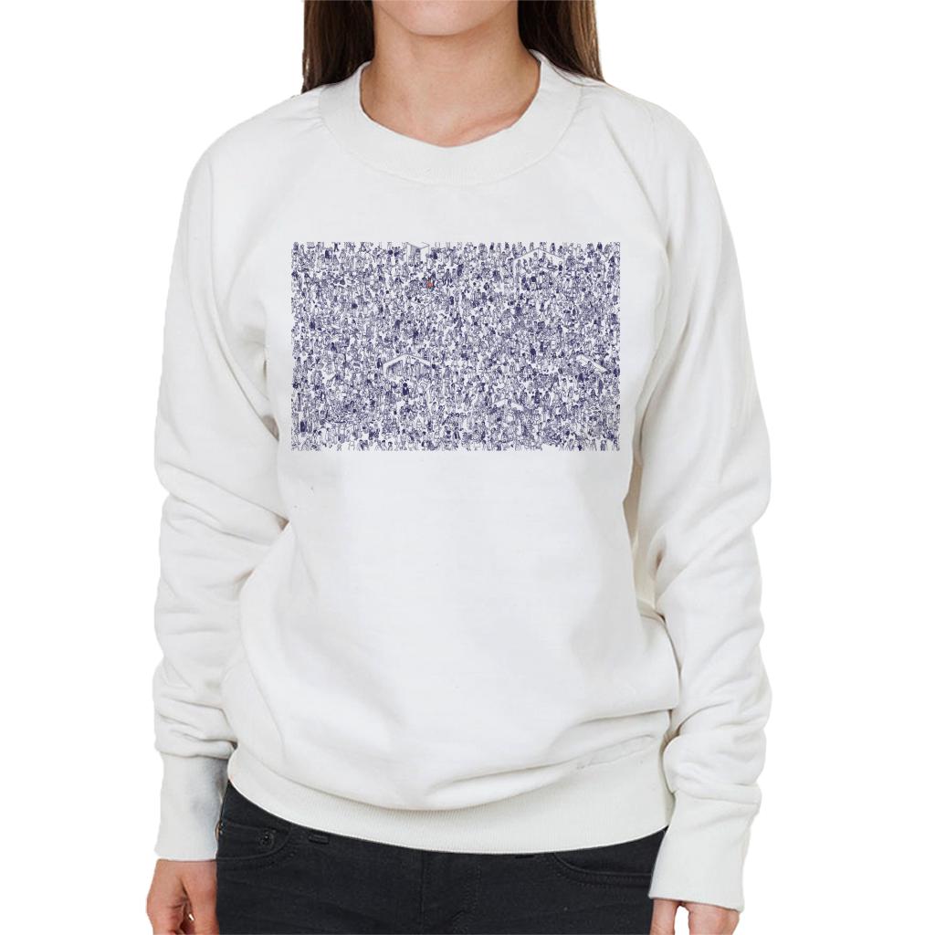 Where's Wally Hiding In A Crowd Women's Sweatshirt product image 4