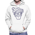 Where's Wally Blue Outline Men's Hooded Sweatshirt product image 1