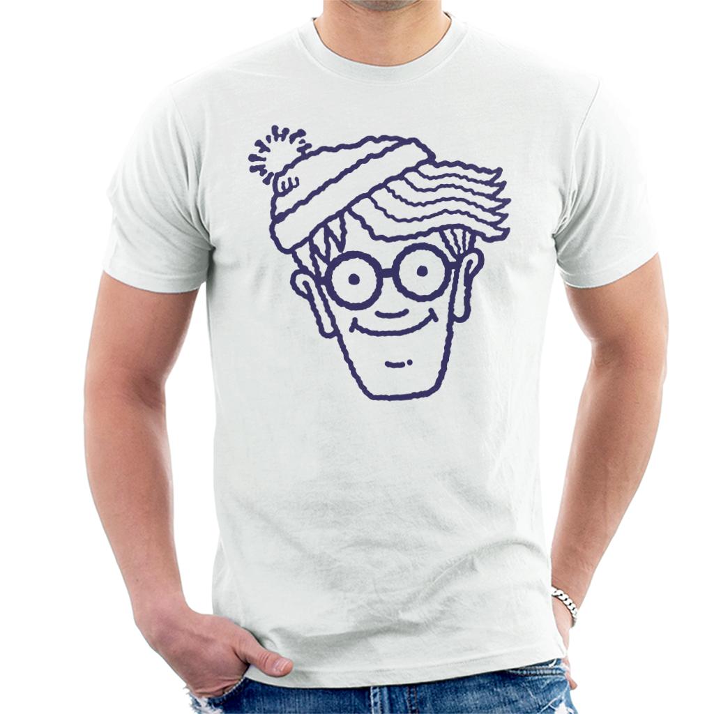 Where's Wally Blue Outline Men's T-Shirt product image 1