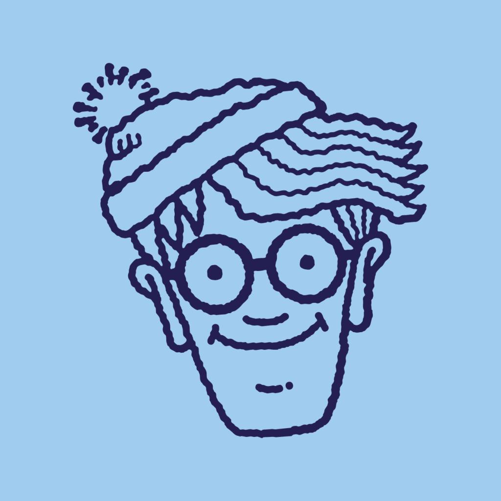 Where's Wally Blue Outline Women's Sweatshirt product image 5