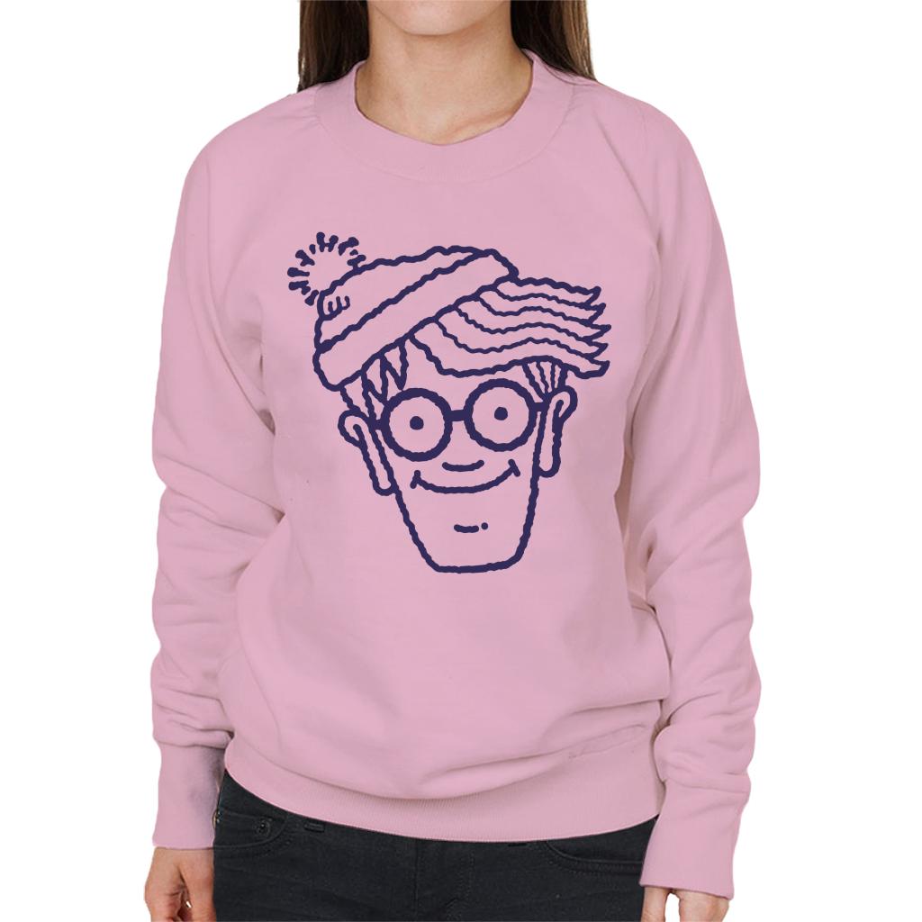 Where's Wally Blue Outline Women's Sweatshirt product image 6