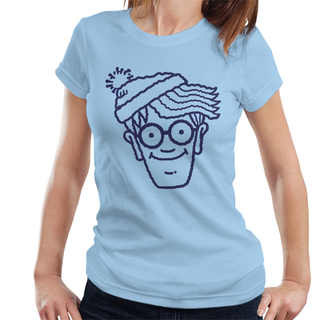 Where's Wally Blue Outline Women's T-Shirt product image 4