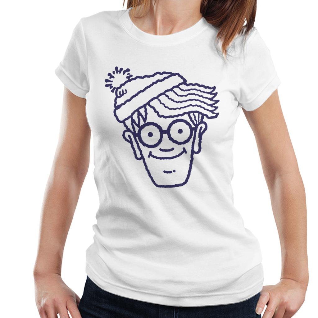 Where's Wally Blue Outline Women's T-Shirt product image 1