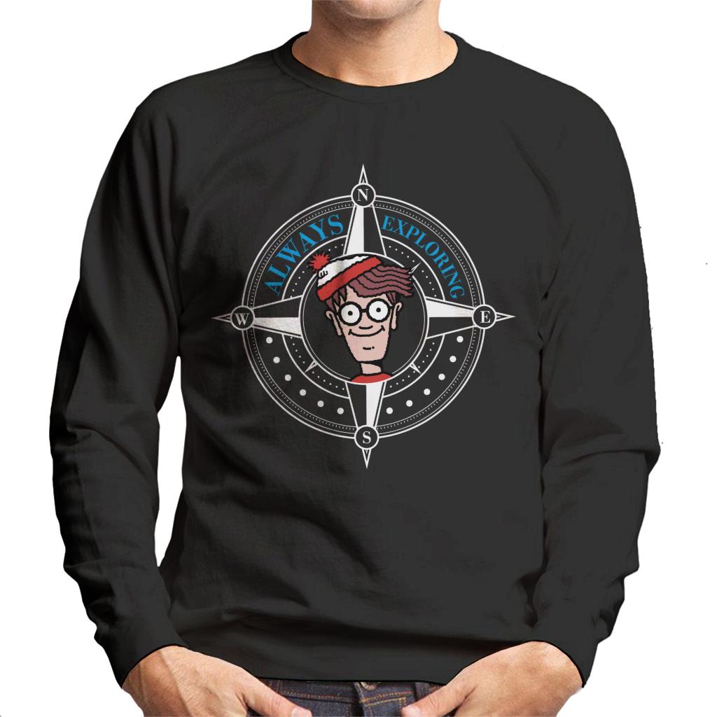Where's Wally Always Exploring Men's Sweatshirt product image 1