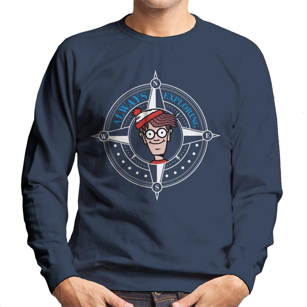 Where's Wally Always Exploring Men's Sweatshirt product image 4