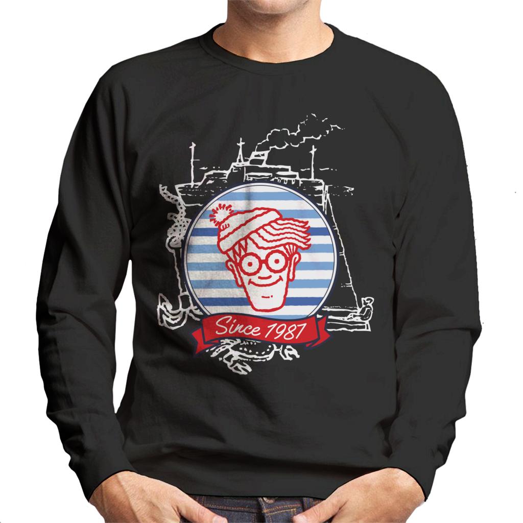 Where's Wally Since 1987 Boat Men's Sweatshirt product image 1