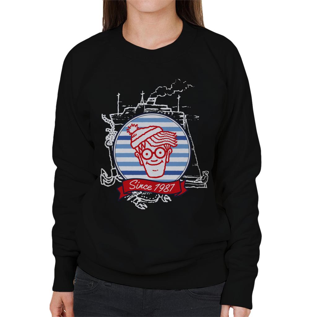 Where's Wally Since 1987 Boat Women's Sweatshirt product image 1