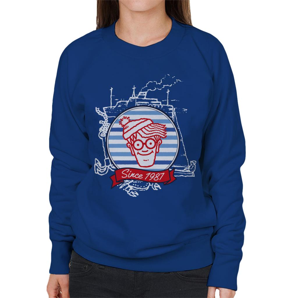 Where's Wally Since 1987 Boat Women's Sweatshirt product image 4