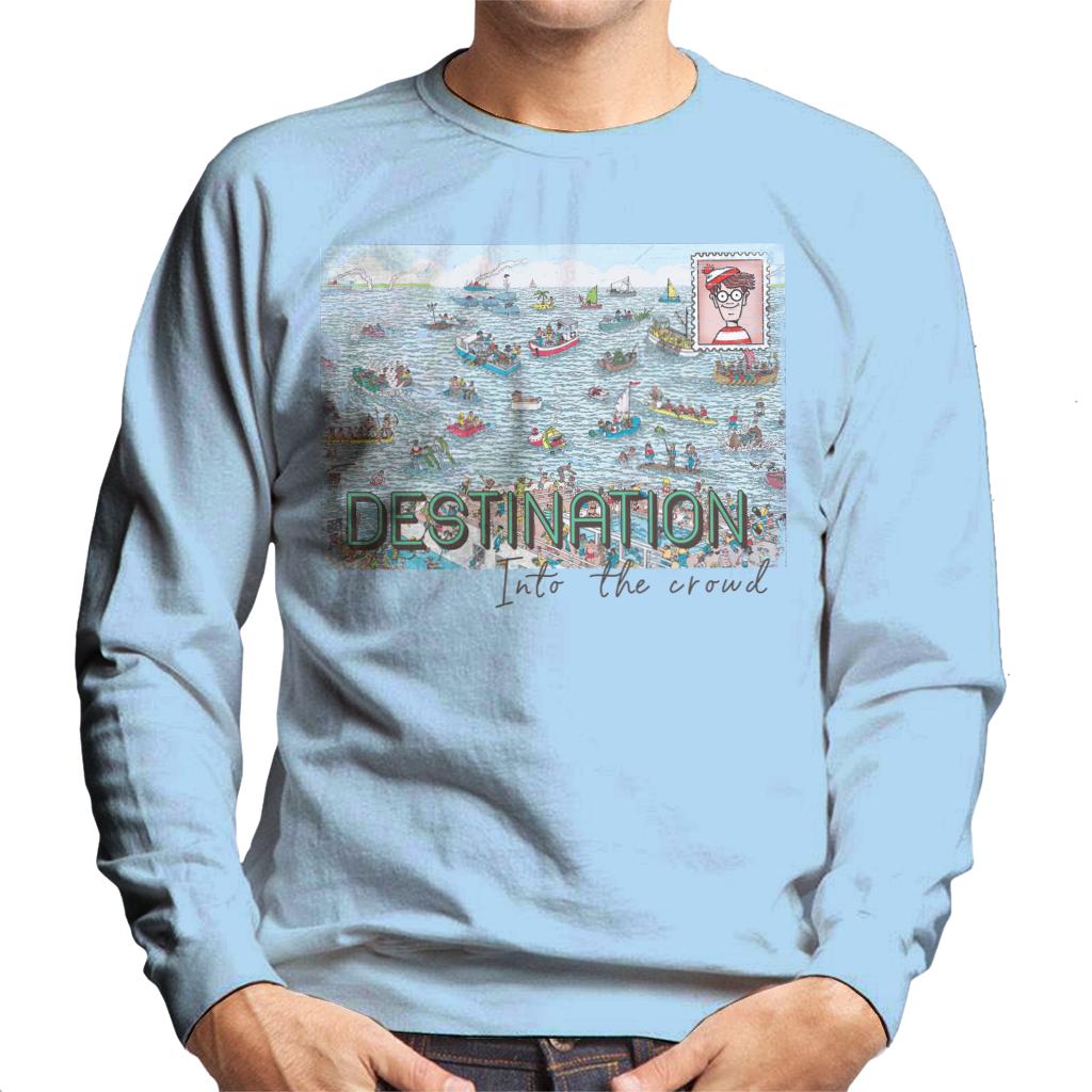 Where's Wally Destination Into The Crowd Men's Sweatshirt product image 4
