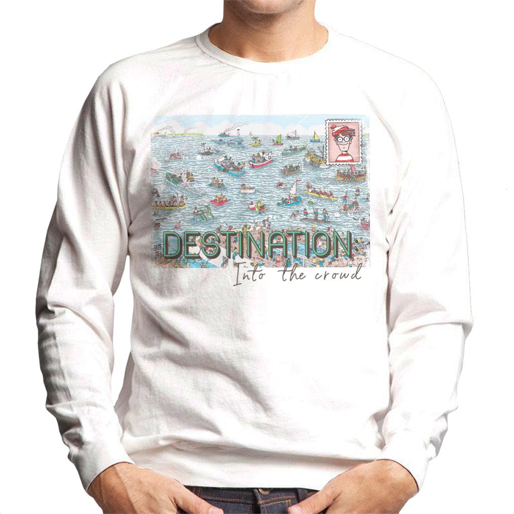 Where's Wally Destination Into The Crowd Men's Sweatshirt product image 1