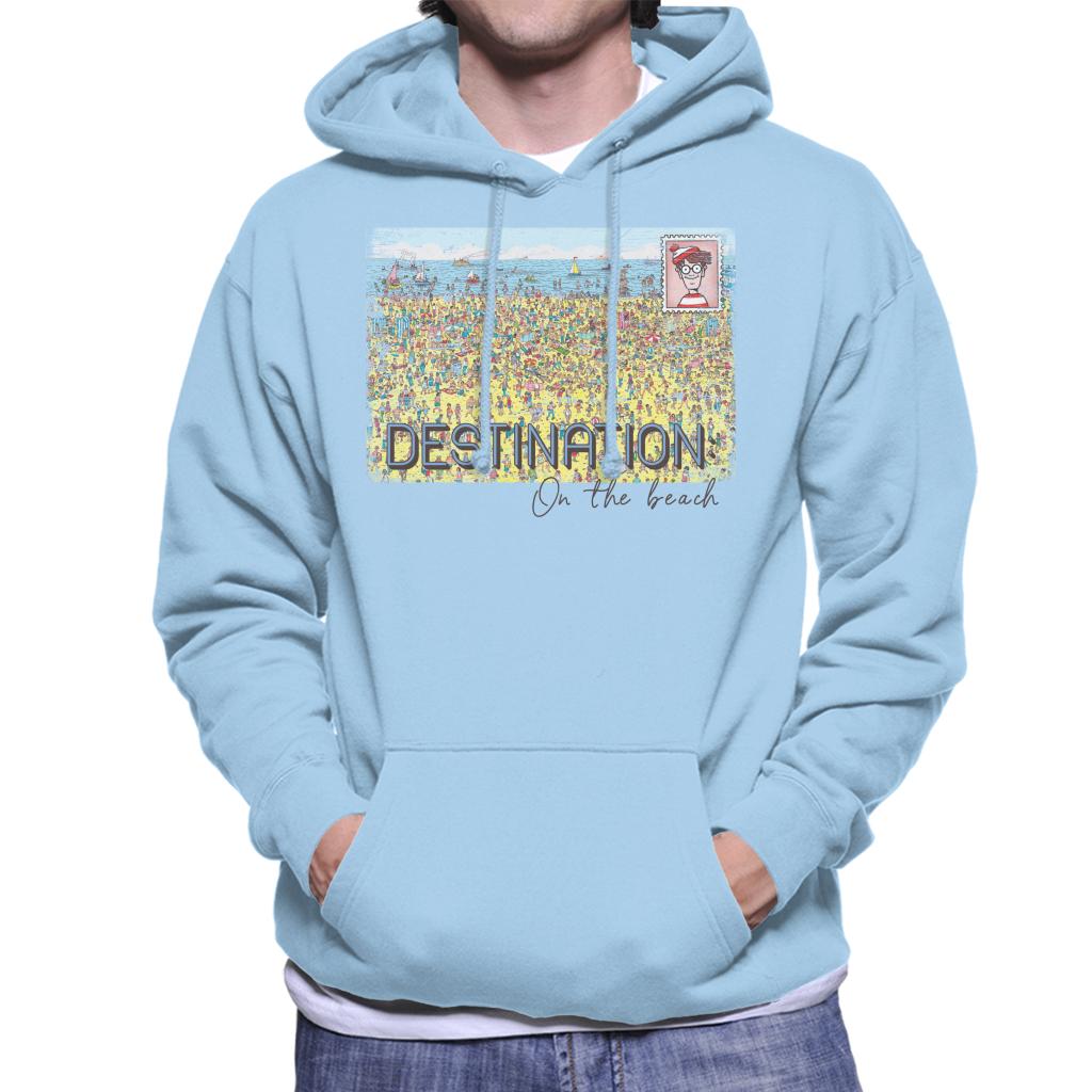 Where's Wally Destination On The Beach Men's Hooded product image 4