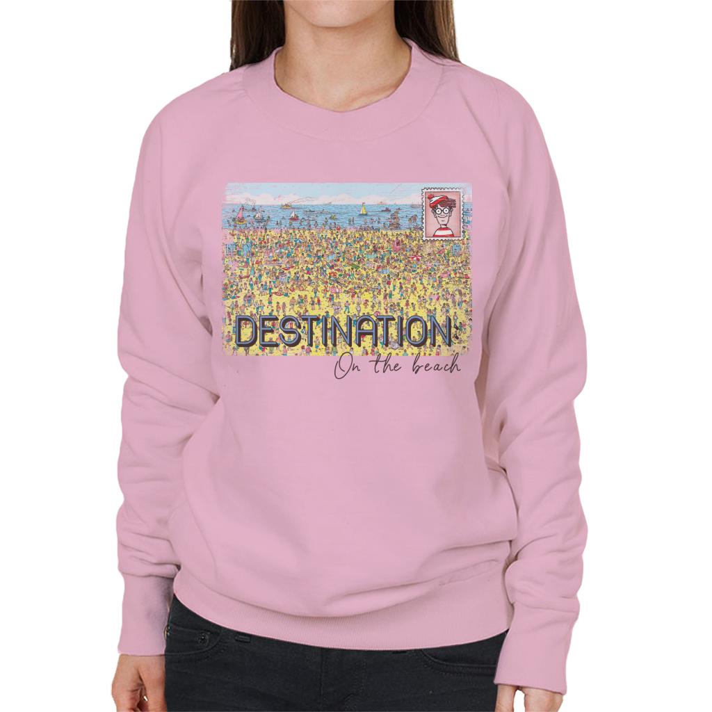 Where's Wally Destination On The Beach Women's Sweatshirt product image 6