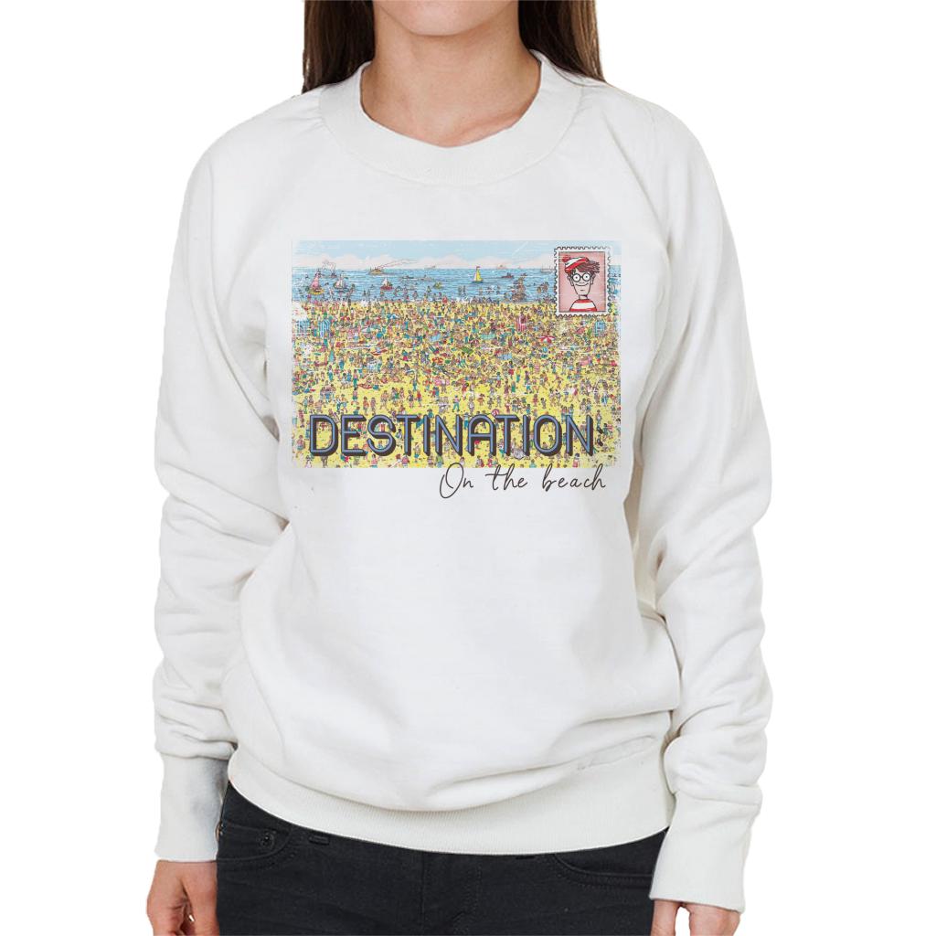 Where's Wally Destination On The Beach Women's Sweatshirt product image 1