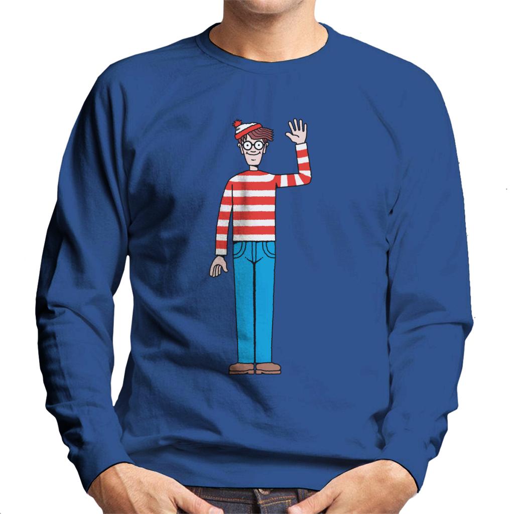 Where's Wally Waving Men's Sweatshirt product image 4