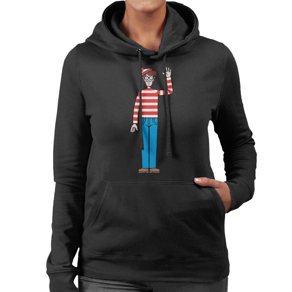 Where's Wally Waving Women's Hooded Sweatshirt product image 1