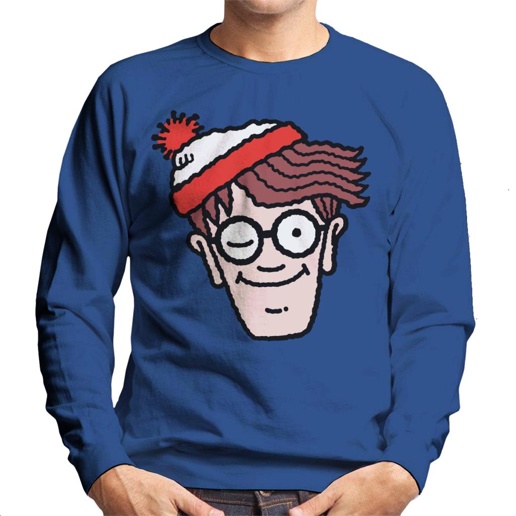 Where's Wally Winking Men's Sweatshirt product image 4