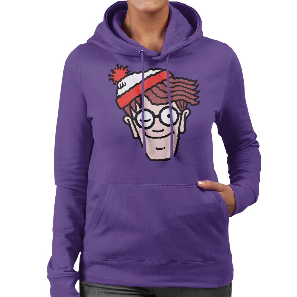 Where's Wally Winking Women's Hooded Sweatshirt product image 6