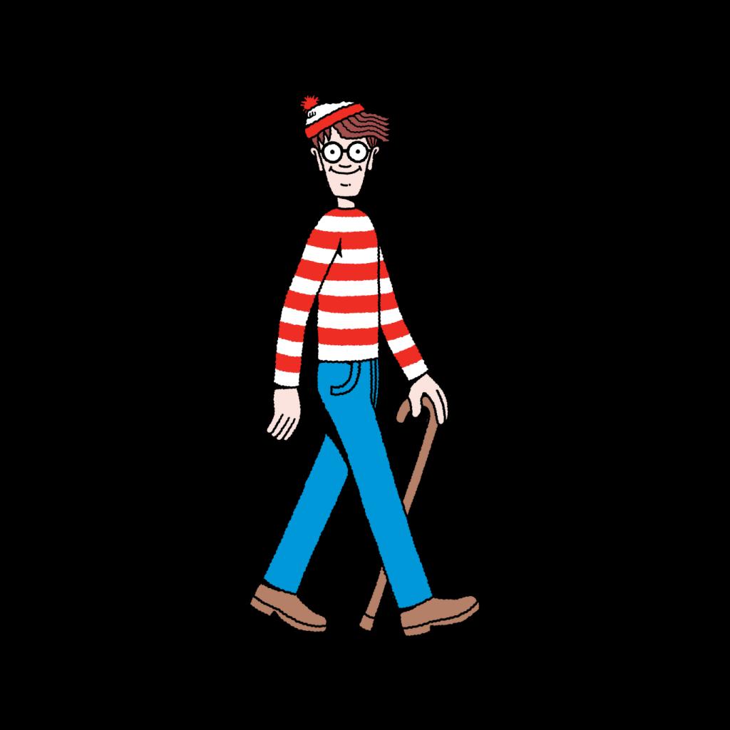 Where's Wally Walking Men's Hooded Sweatshirt product image 2