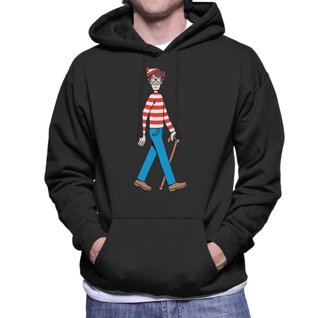Where's Wally Walking Men's Hooded Sweatshirt product image 1