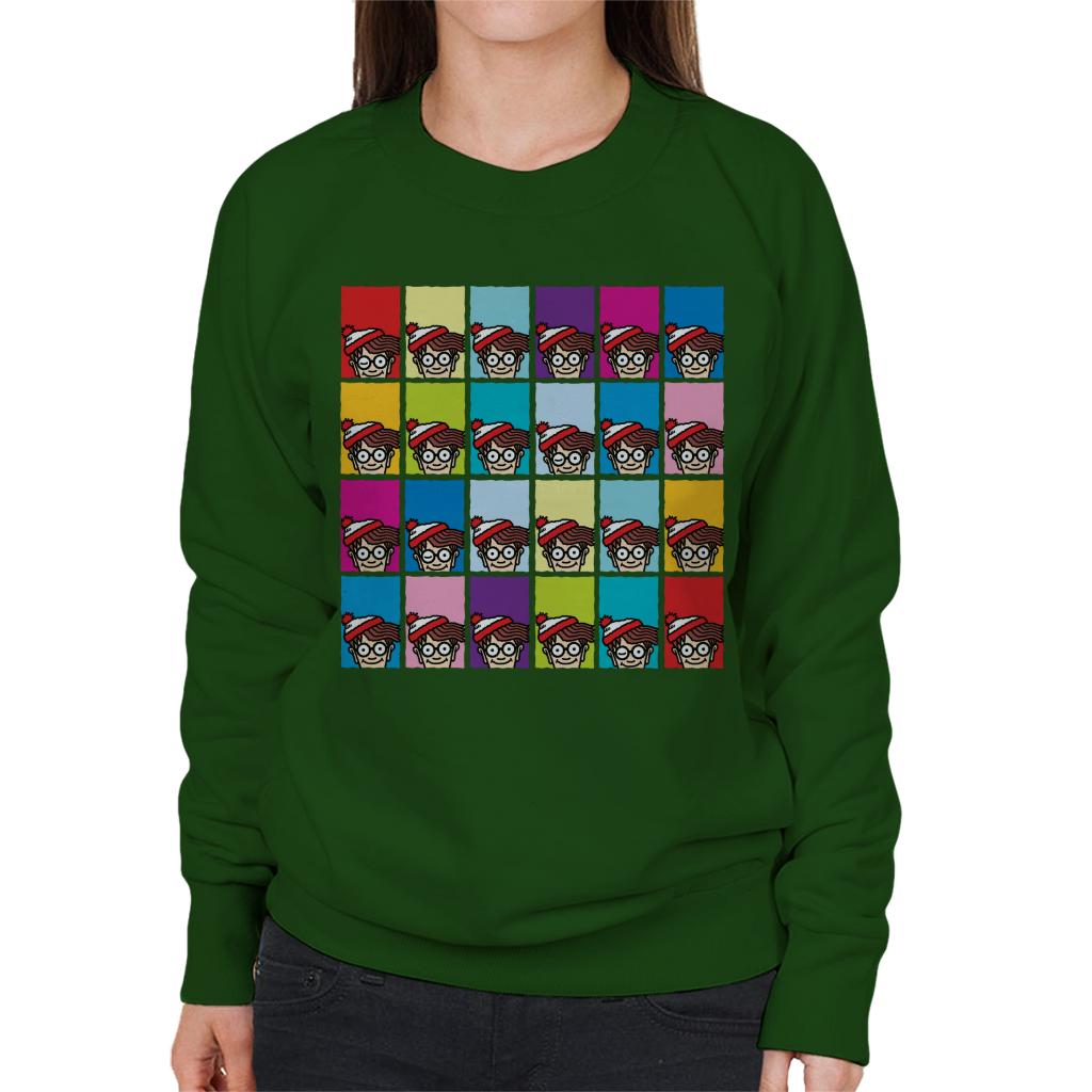 Where's Wally Colourful Tiles Women's Sweatshirt product image 6