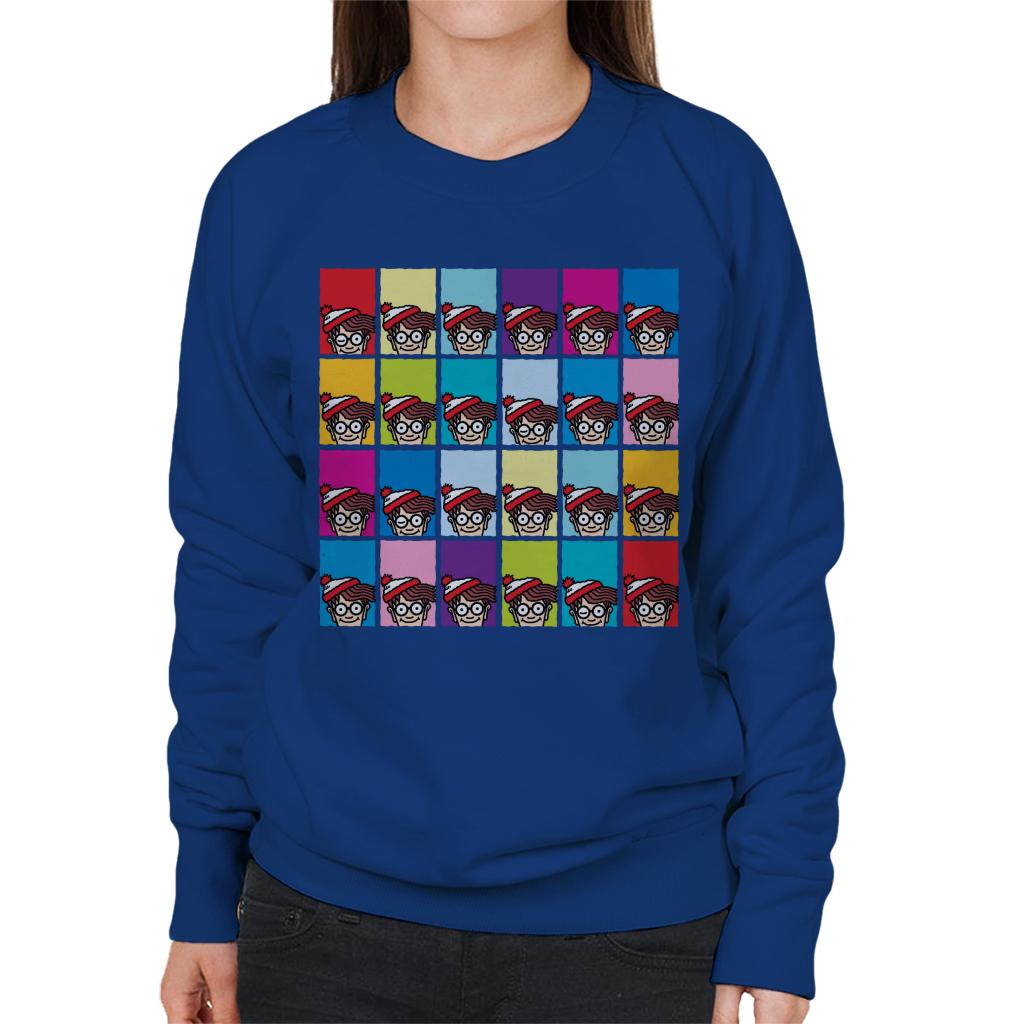 Where's Wally Colourful Tiles Women's Sweatshirt product image 4