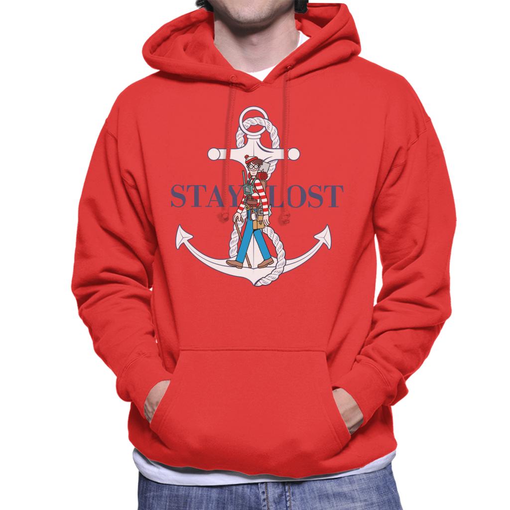Where's Wally Stay Lost Men's Hooded Sweatshirt product image 6