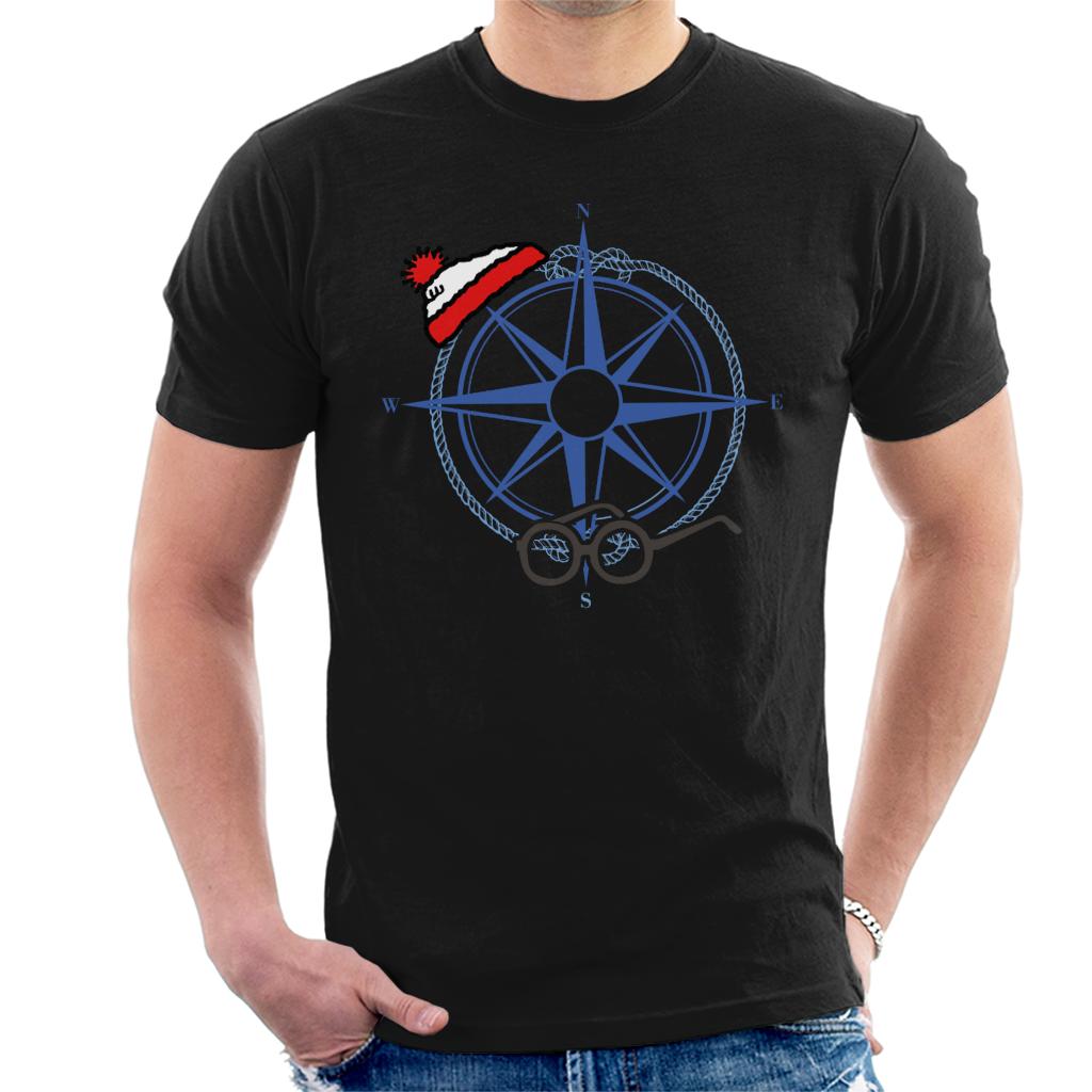 Where's Wally Compass Hat Glasses Men's T-Shirt