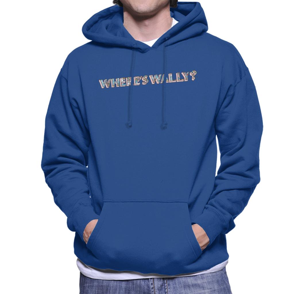 Where's Wally Illustration Text Men's Hooded Sweatshirt product image 4