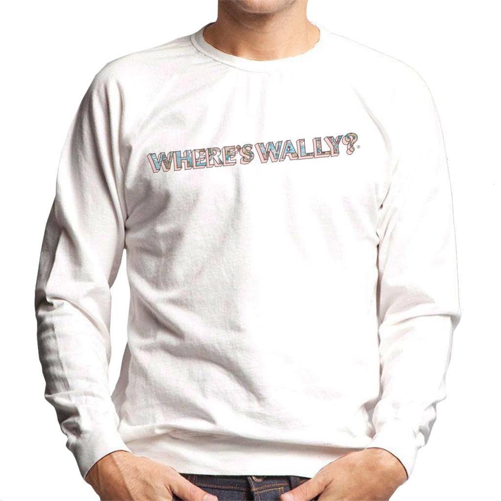 Where's Wally Illustration Text Men's Sweatshirt product image 1