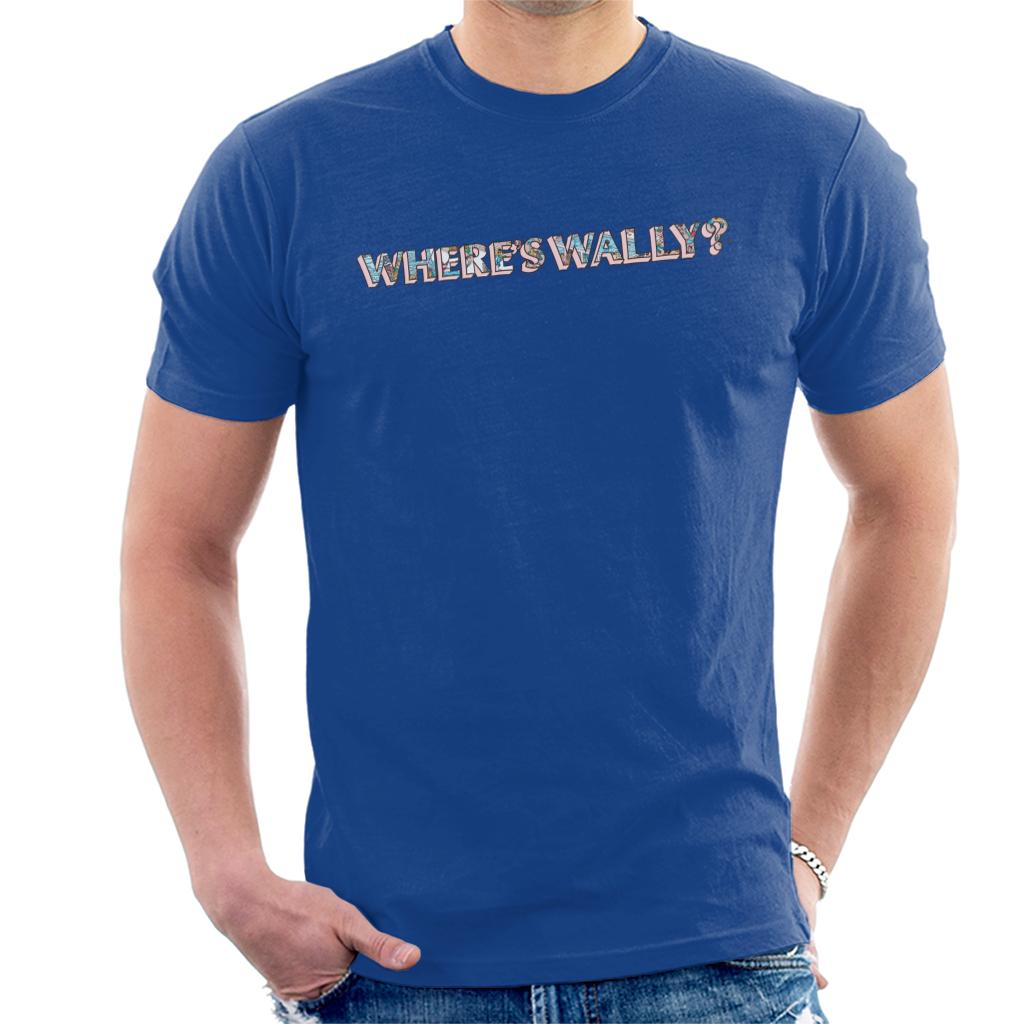Where's Wally Illustration Text Men's T-Shirt product image 4