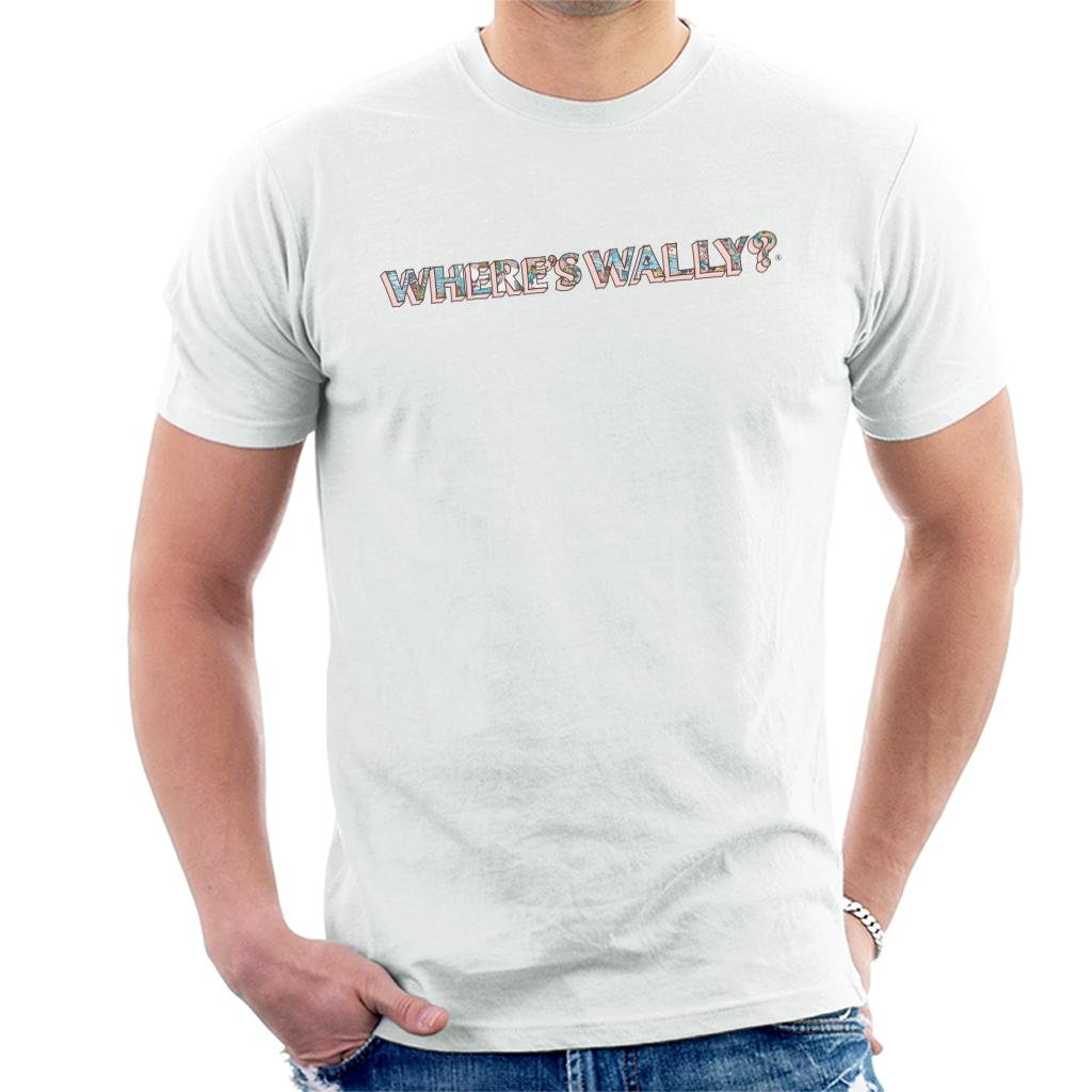 Where's Wally Illustration Text Men's T-Shirt product image 1