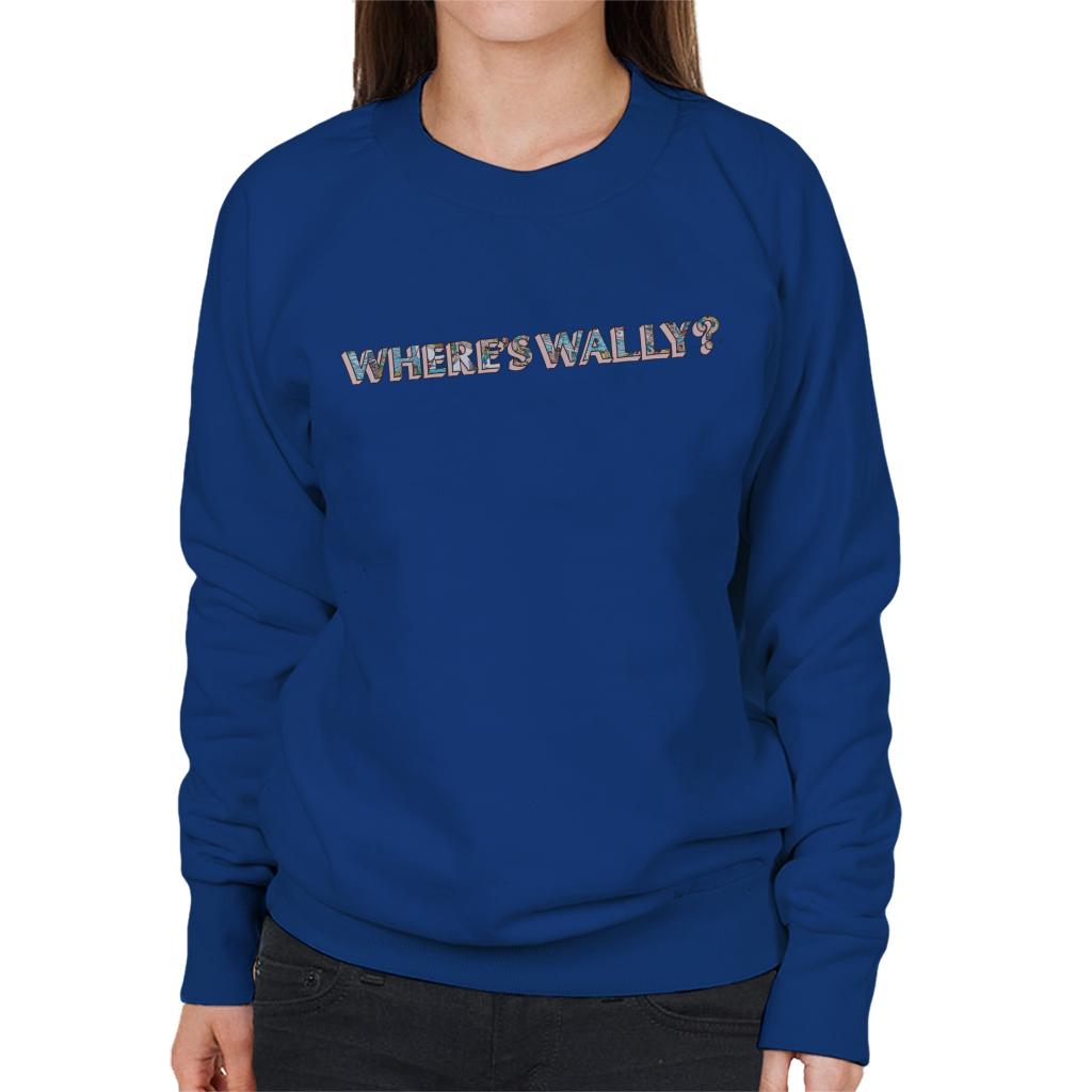 Where's Wally Illustration Text Women's Sweatshirt product image 4