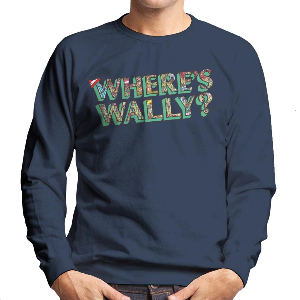 Where's Wally Funfair Illustration Text Men's Sweatshirt product image 1