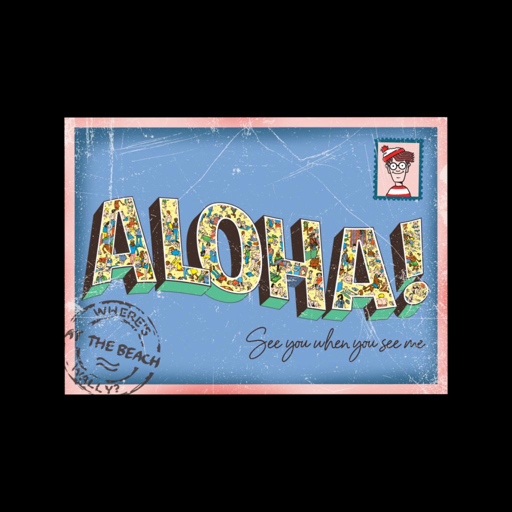 Where's Wally Beach Illustration Aloha Men's Hooded product image 2