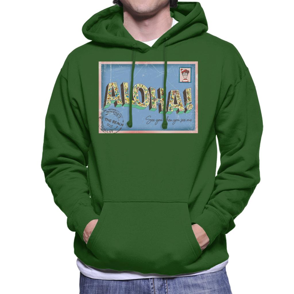 Where's Wally Beach Illustration Aloha Men's Hooded product image 4