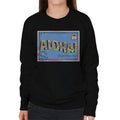 Where's Wally Beach Illustration Aloha Women's Sweatshirt product image 1