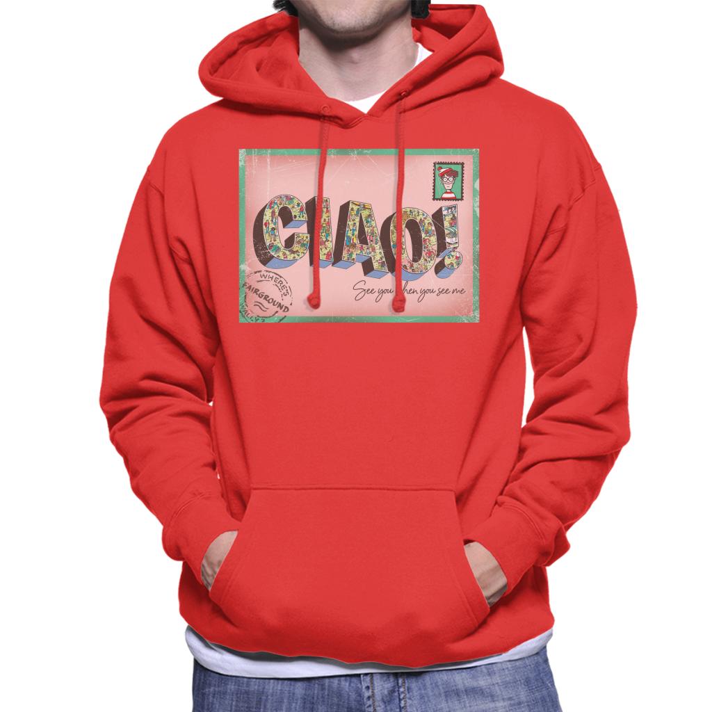 Where's Wally Beach Illustration Ciao Men's Hooded product image 4